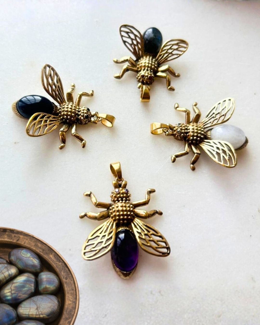 1/3/10 Pieces Bee Brass Pendant - Image 2