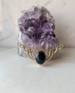 Twisted Brass Connector for Jewelry Making