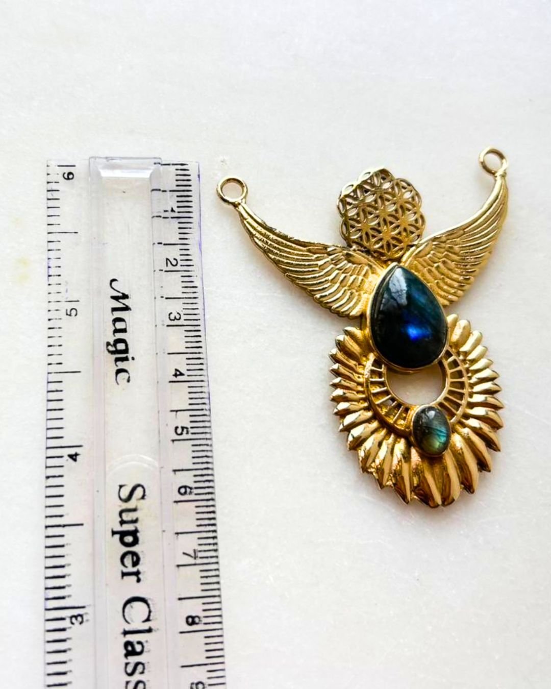 Angel Wing Circle of Life Connector for Jewelry Making - Image 4