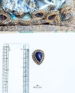 Alternative view of 5pcs Drop Dots Grooved Stone Connectors 16MM