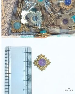 Alternative view of Mandala Brass Charms Connectors