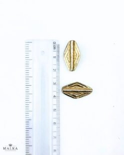 Alternative view of Diamond Shaped Brass Charms Beads