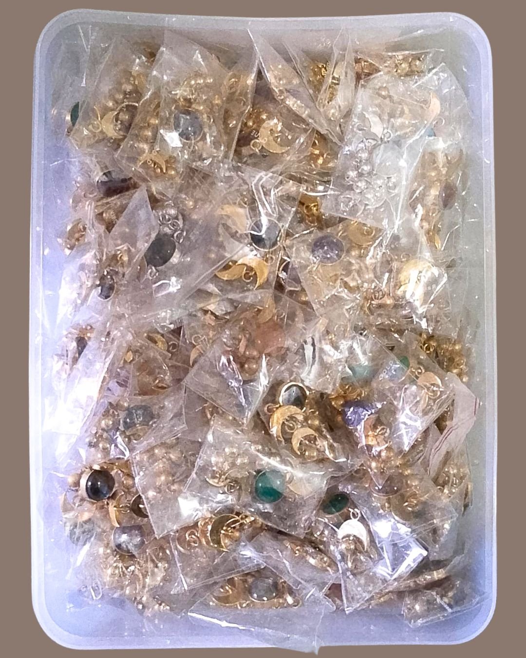 Moon Phase Brass Connector for Jewelry Making - Image 2