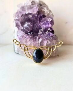 Twisted Brass Connector for Jewelry Making