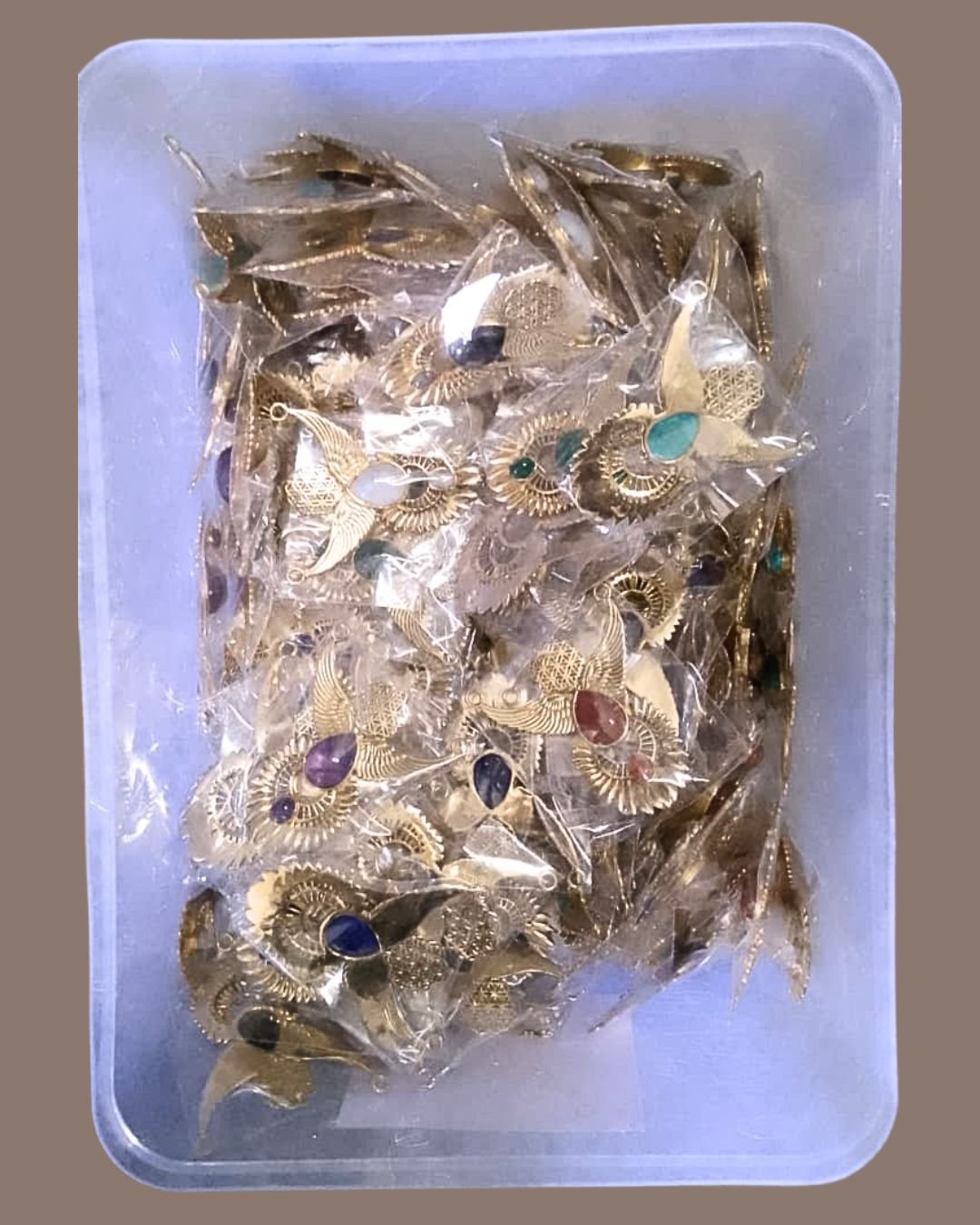 Angel Wing Circle of Life Connector for Jewelry Making - Image 3