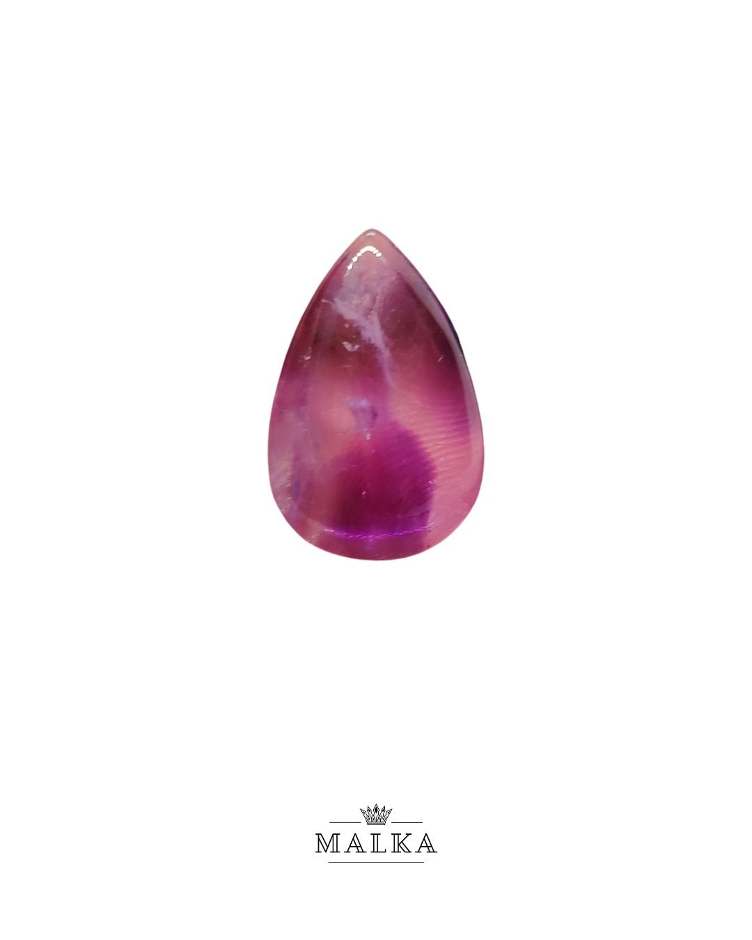 26mm Amethyst Cabochon - Drop Shape