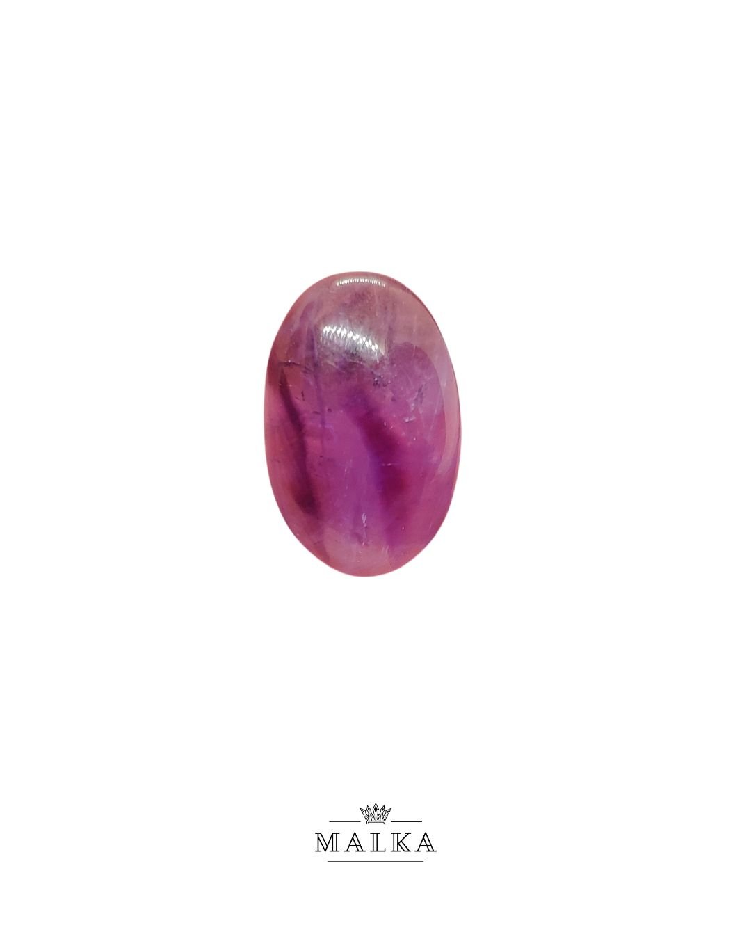 22mm Amethyst Cabochon - Oval Shape
