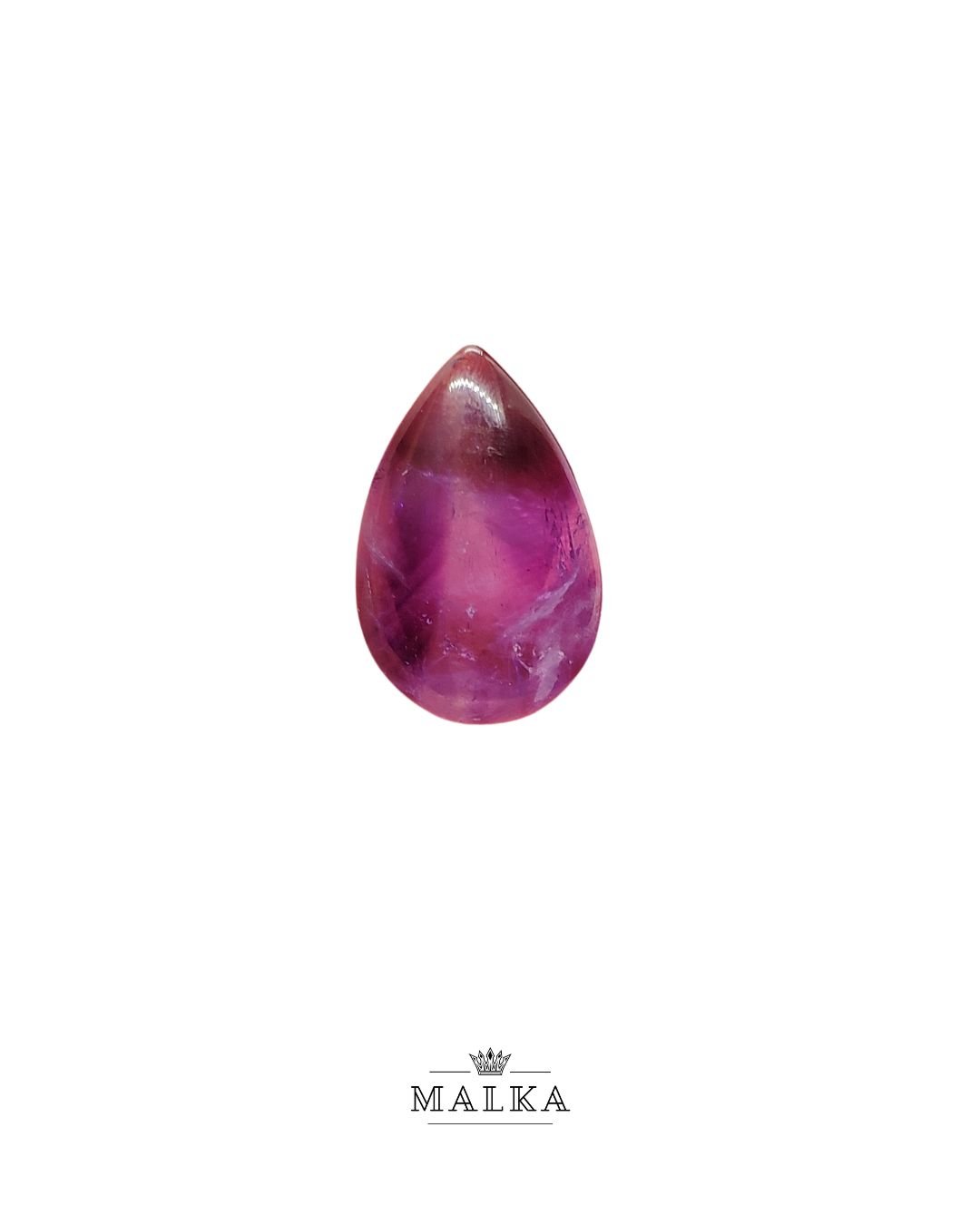 23mm Amethyst Cabochon - Drop Shape
