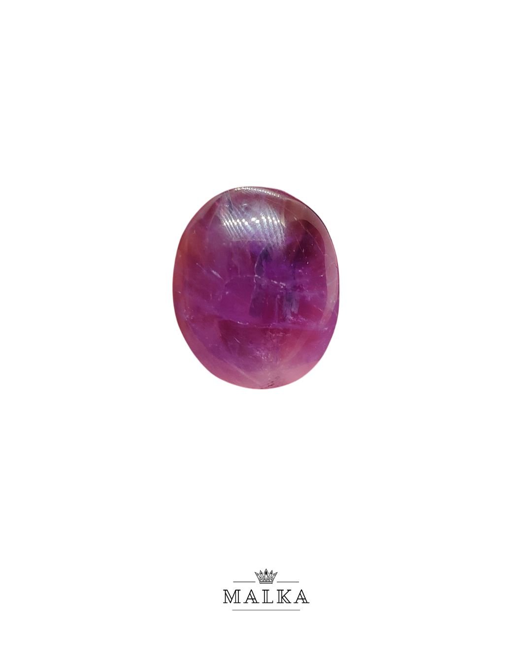 23mm Amethyst Cabochon - Oval Shape