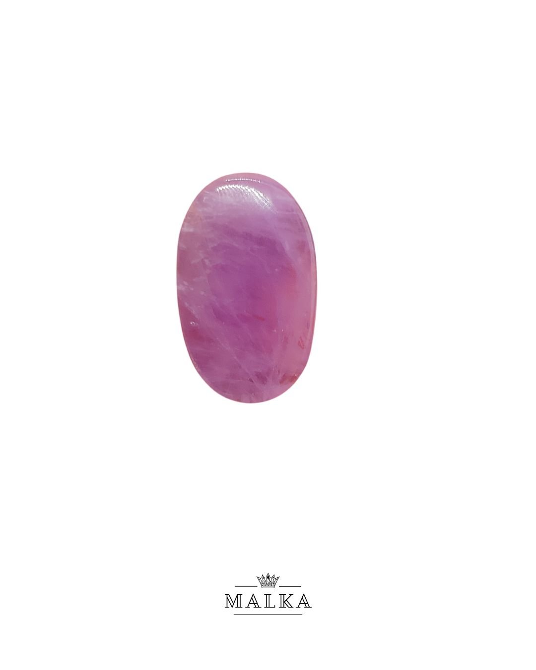 24mm Amethyst Cabochon - Oval Shape