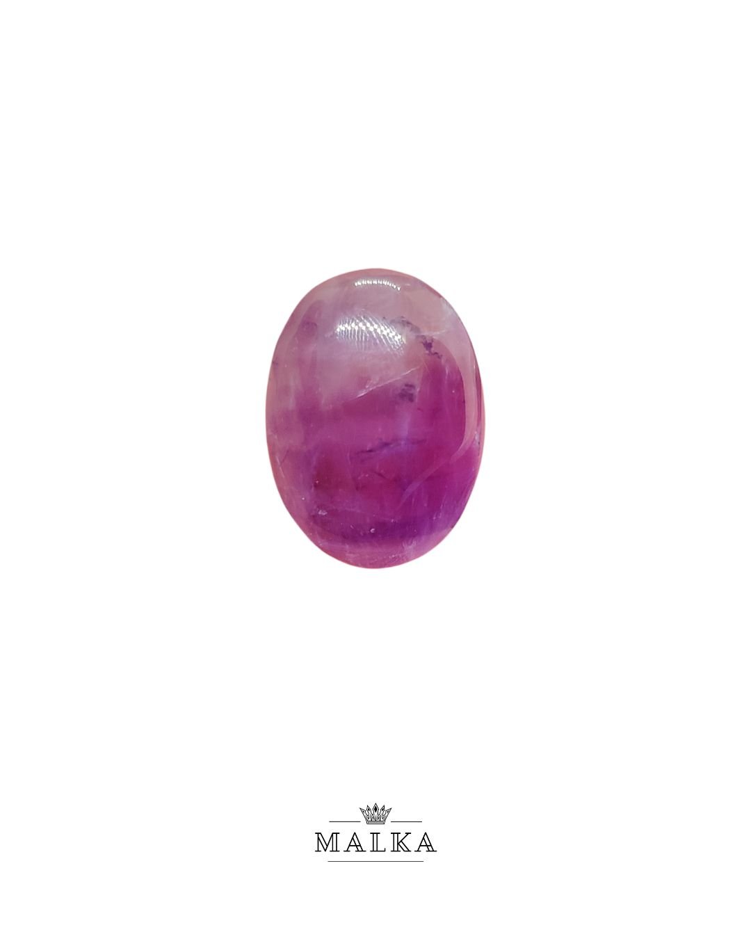 22mm Amethyst Cabochon - Oval Shape