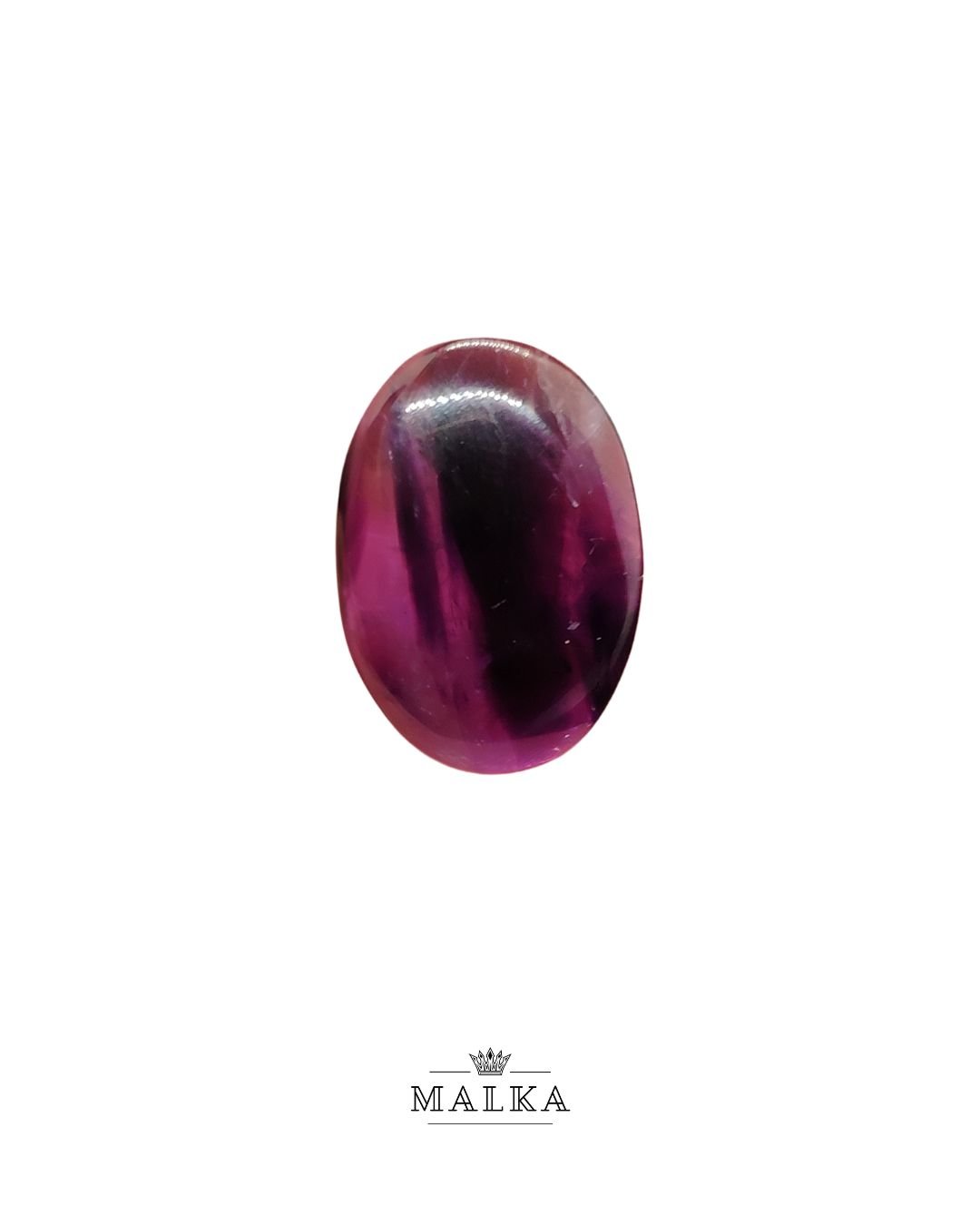 23mm Amethyst Cabochon - Oval Shape