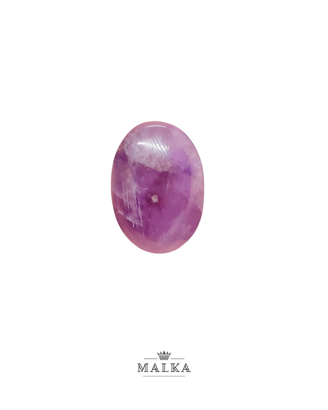 23mm Amethyst Cabochon - Oval Shape