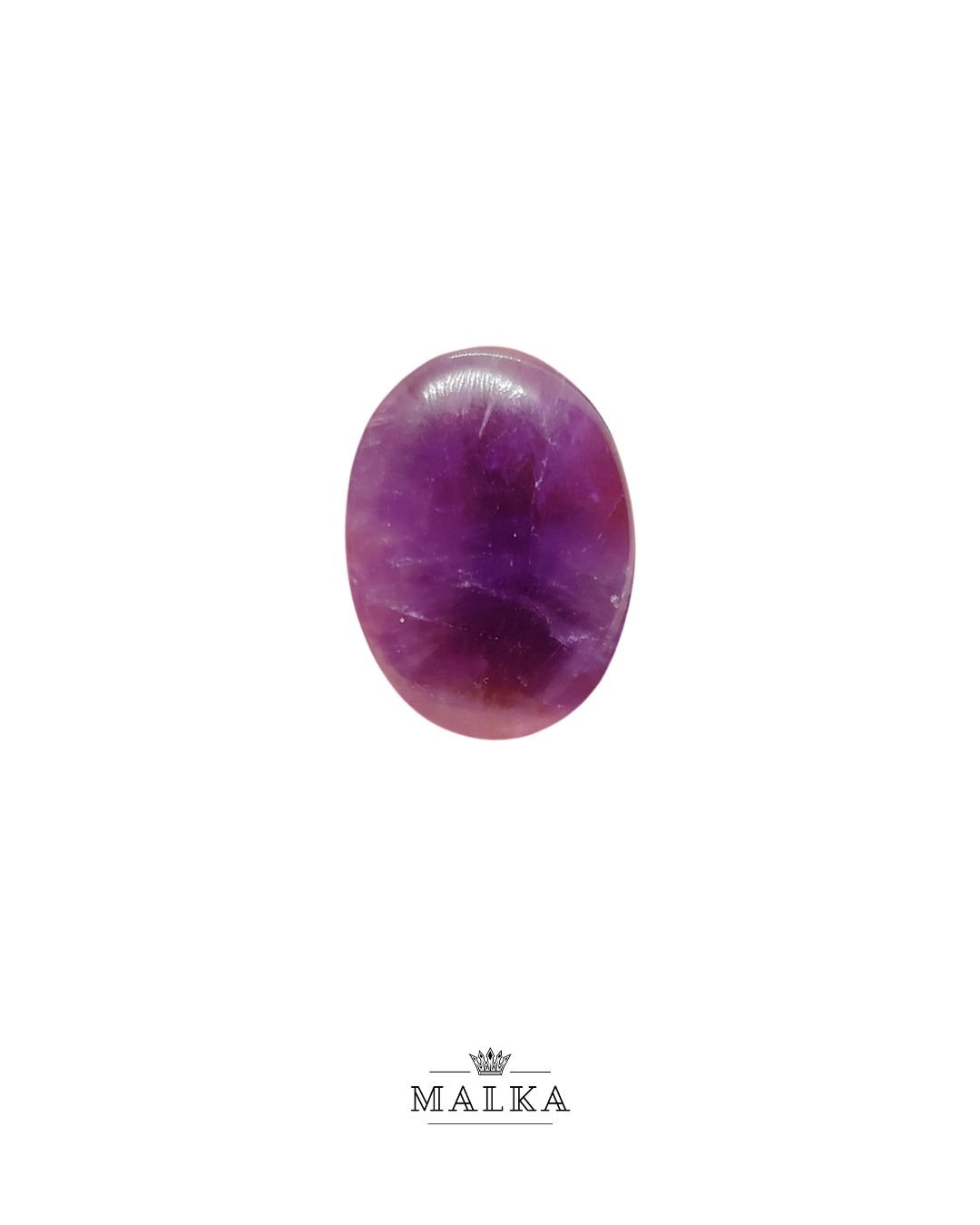 22mm Amethyst Cabochon - Oval Shape
