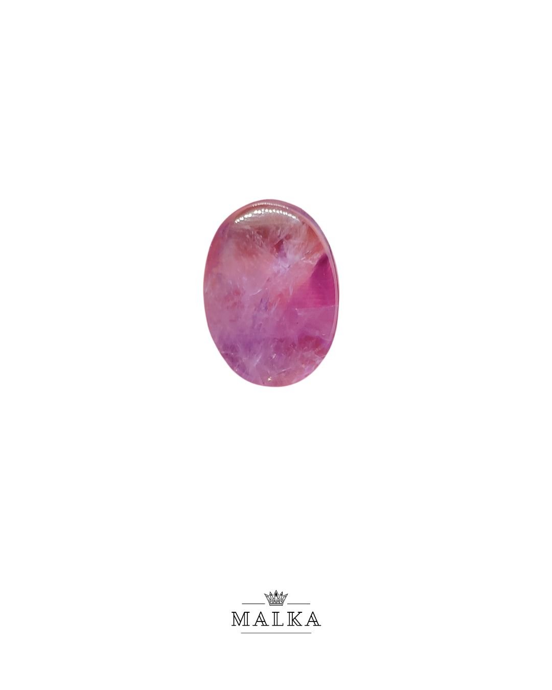 21mm Amethyst Cabochon - Oval Shape