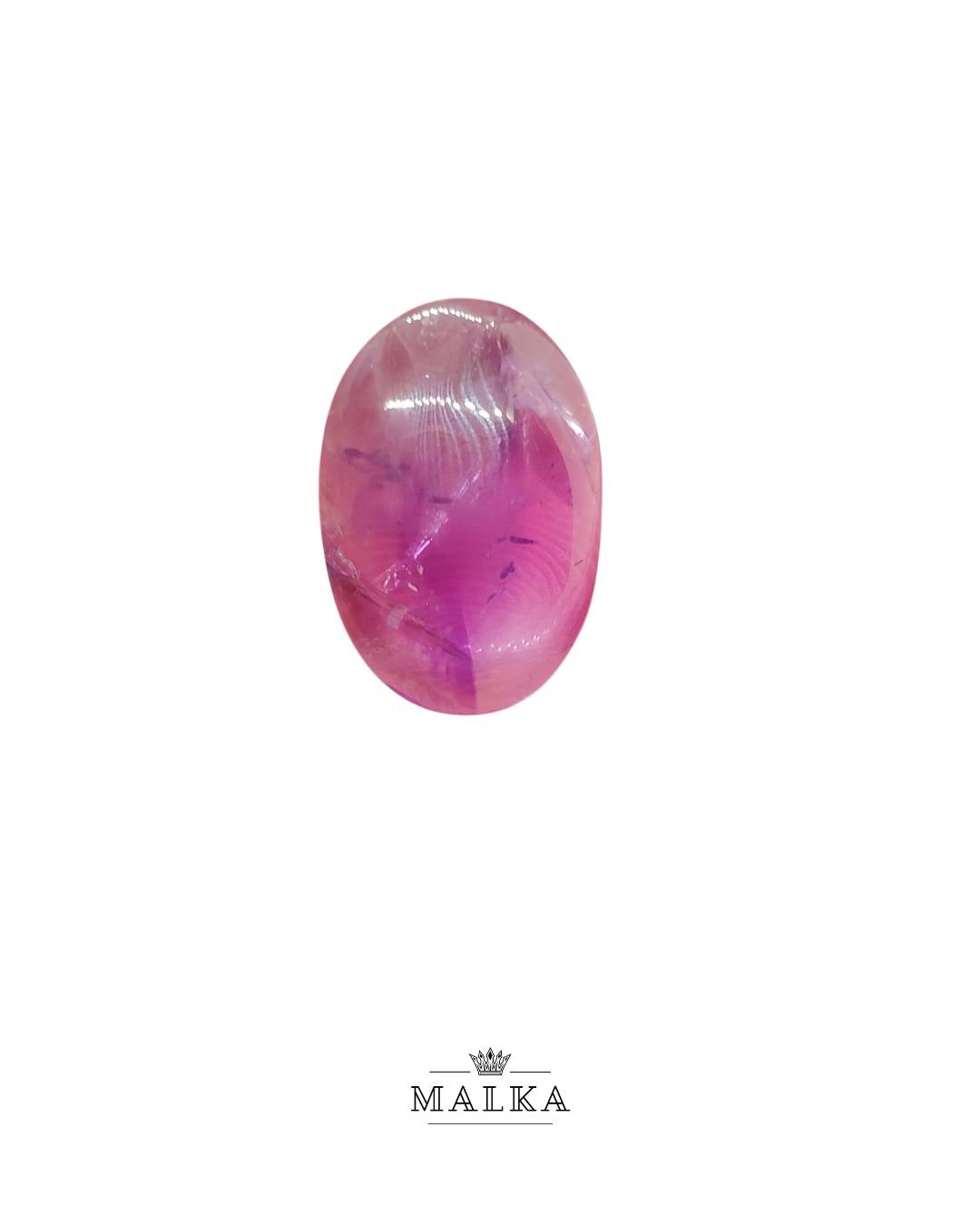 23mm Amethyst Cabochon - Oval Shape