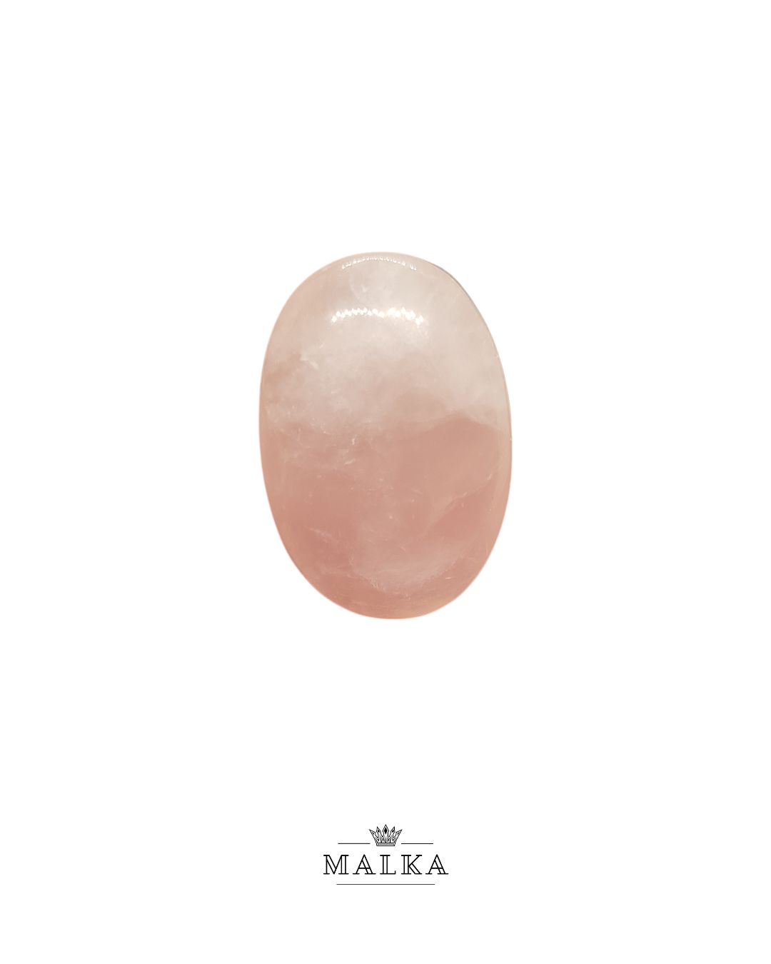 32mm Rose Quartz Cabochon – Oval Shape