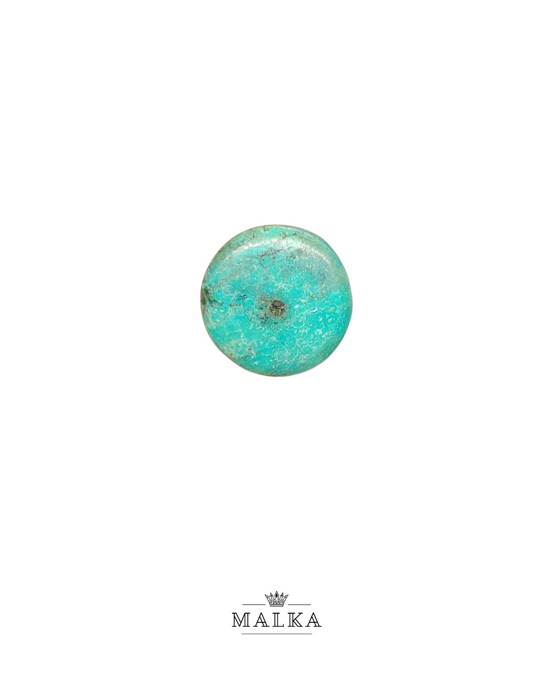 19mm Tibetan Turquoise Cabochon – Round Shape