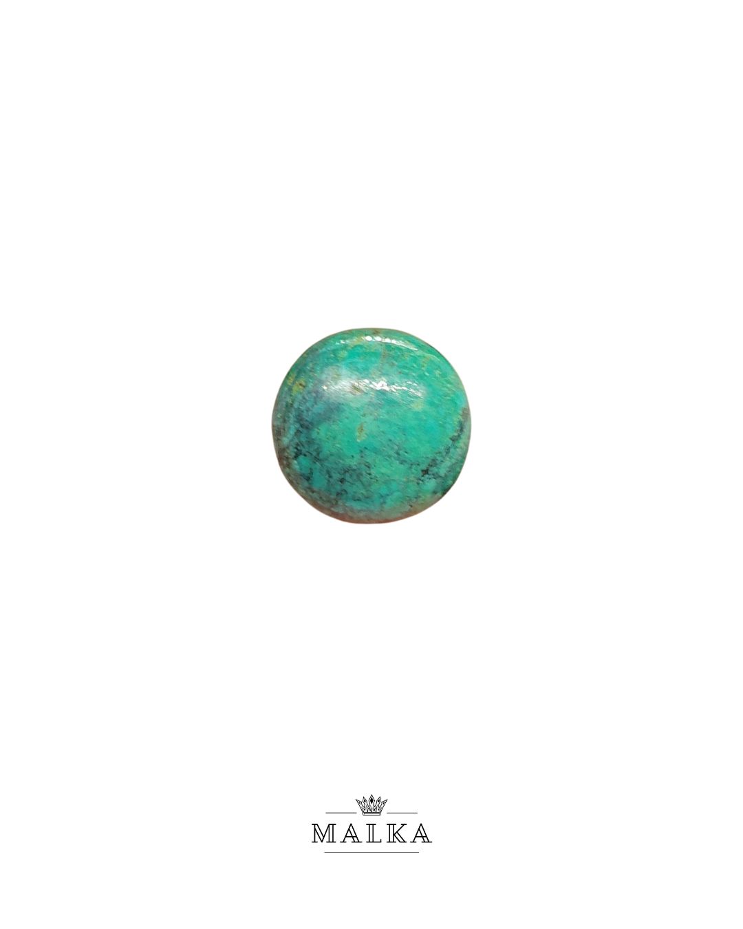 18mm Tibetan Turquoise Cabochon – Round Shape