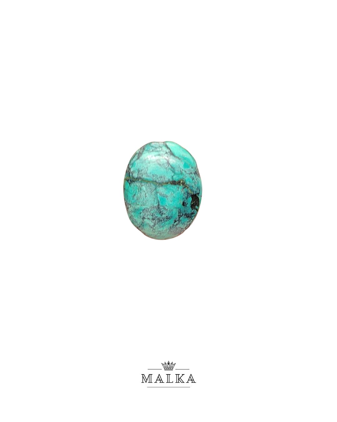 21mm Tibetan Turquoise Cabochon – Oval Shape