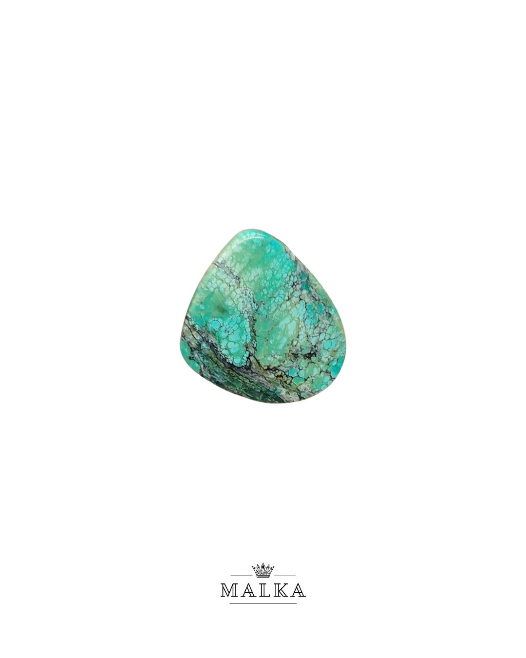 20mm Tibetan Turquoise Cabochon – Triangle Shape