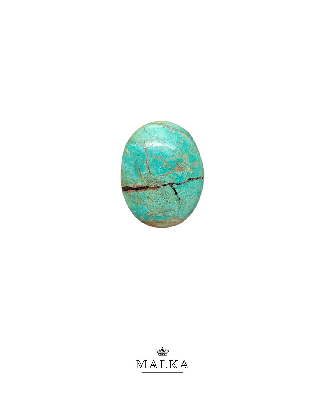 21mm Tibetan Turquoise Cabochon – Oval Shape