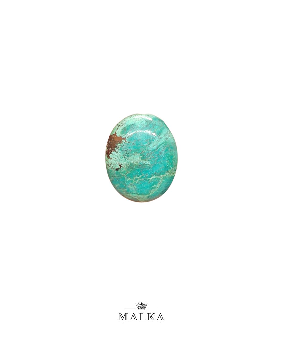 19mm Tibetan Turquoise Cabochon – Round Shape