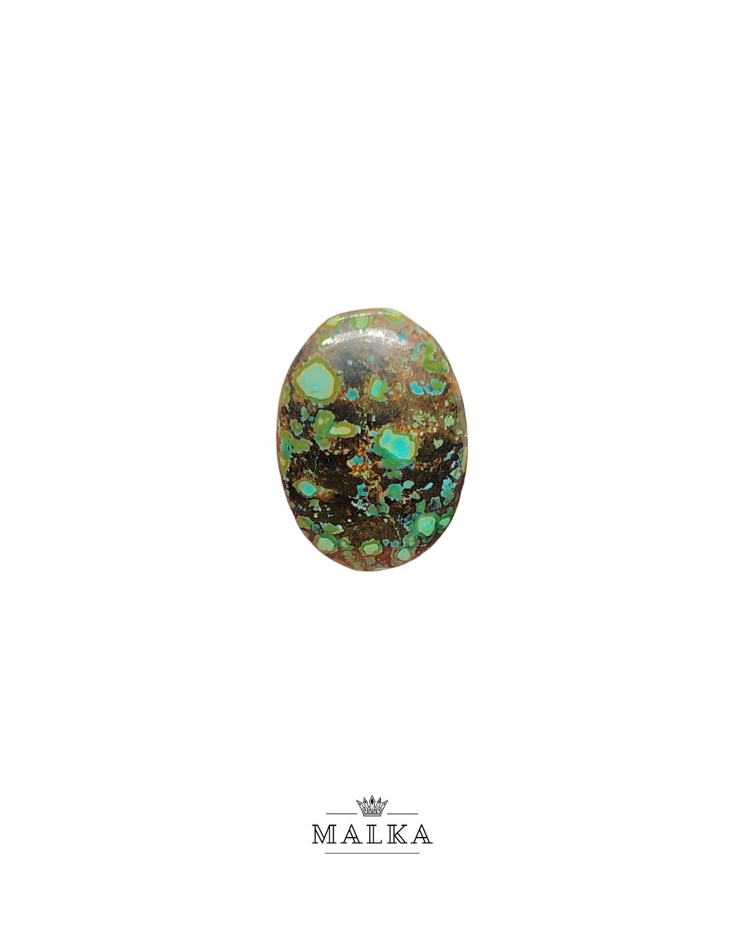 23mm Tibetan Turquoise Cabochon – Oval Shape