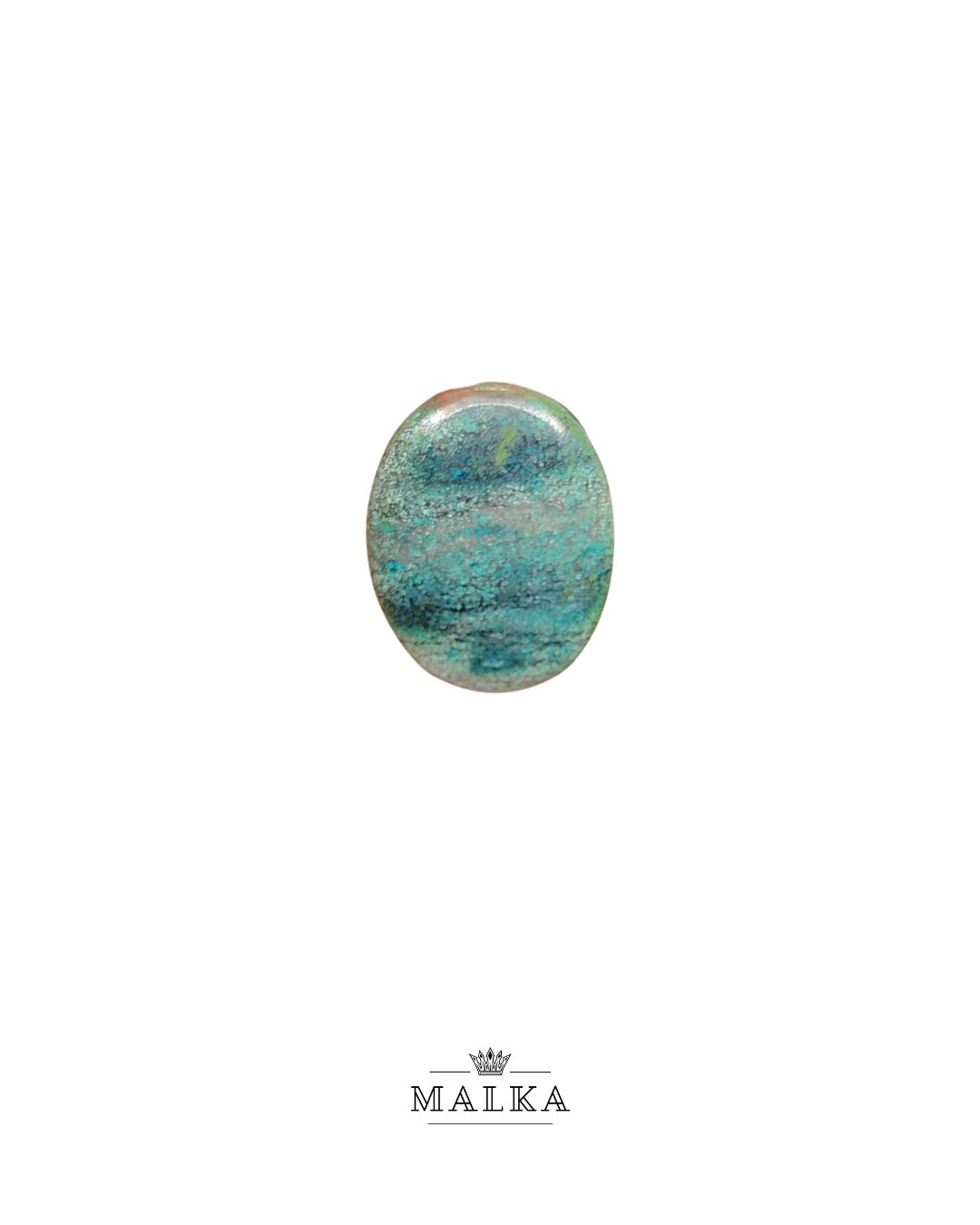 21mm Tibetan Turquoise Cabochon – Oval Shape