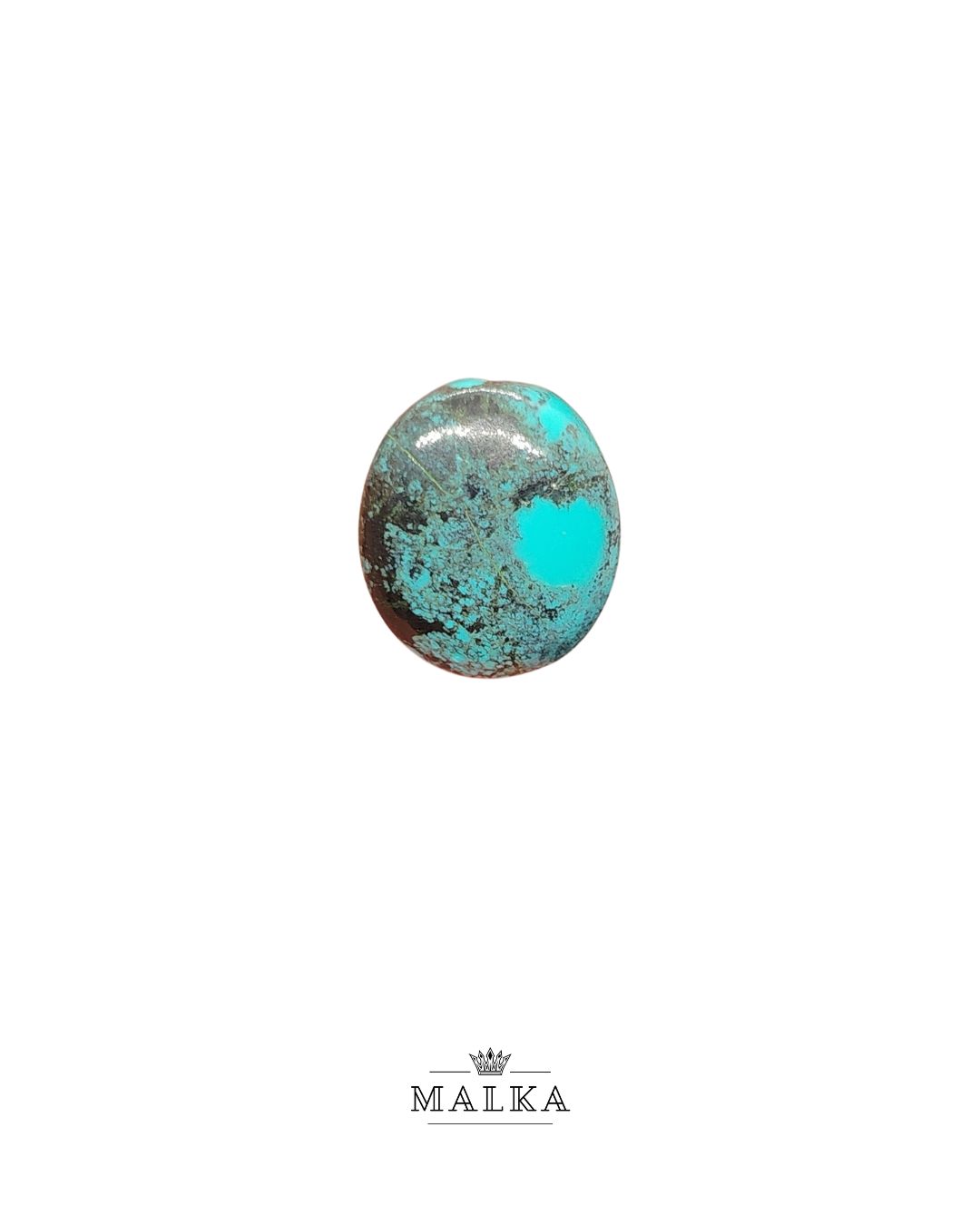 20mm Tibetan Turquoise Cabochon – Round Shape