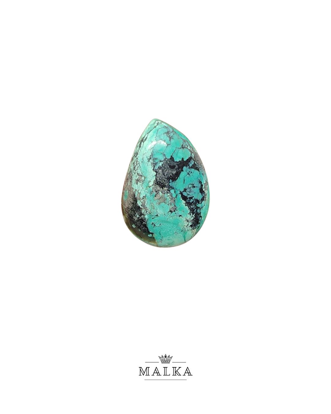 22mm Tibetan Turquoise Cabochon – Drop Shape