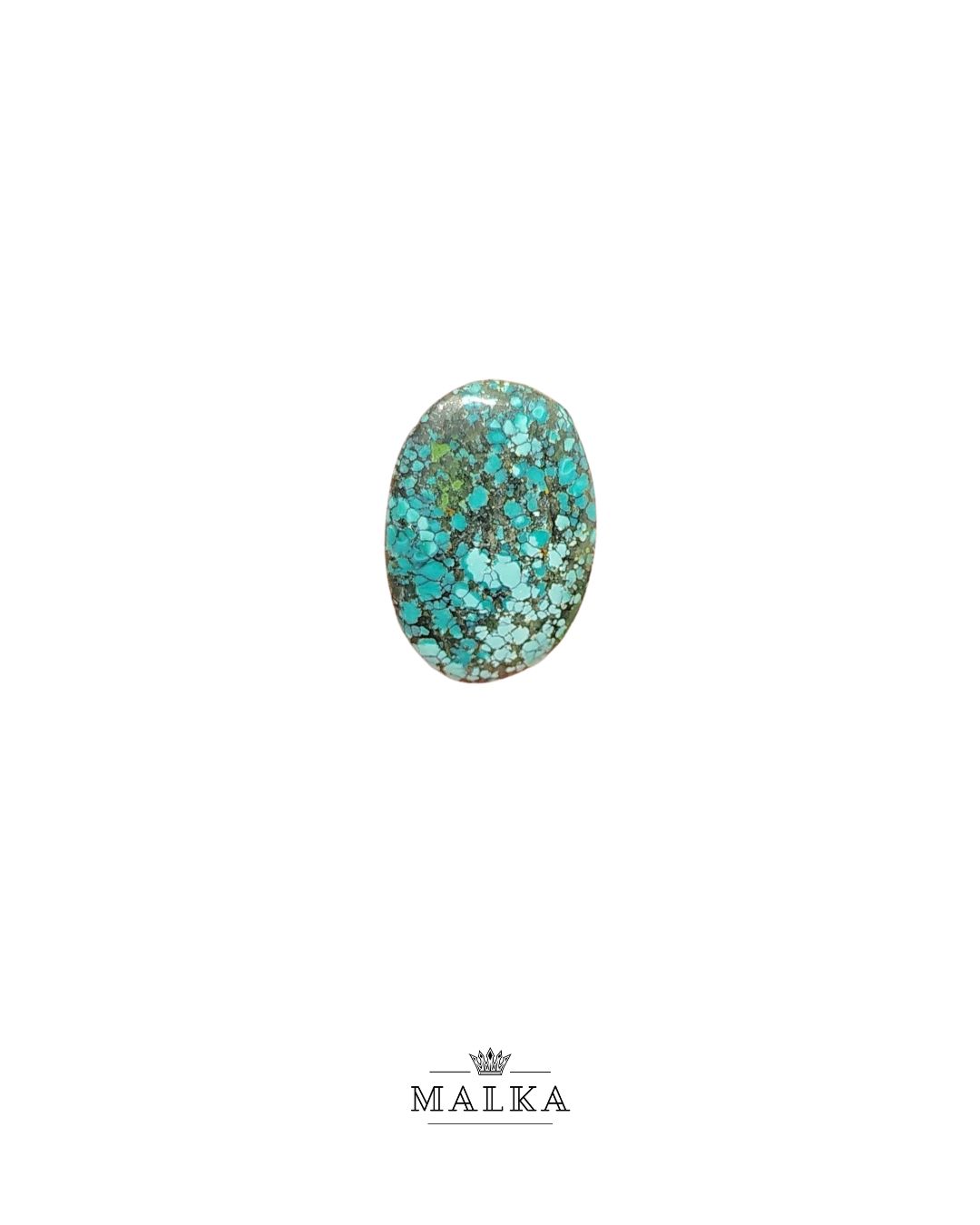 20mm Tibetan Turquoise Cabochon – Oval Shape