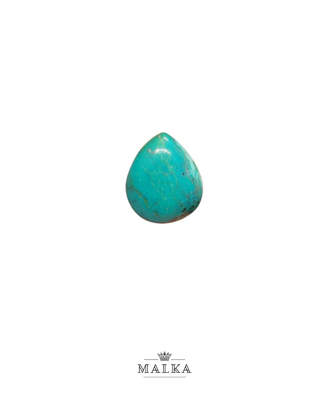 17mm Tibetan Turquoise Cabochon – Drop Shape