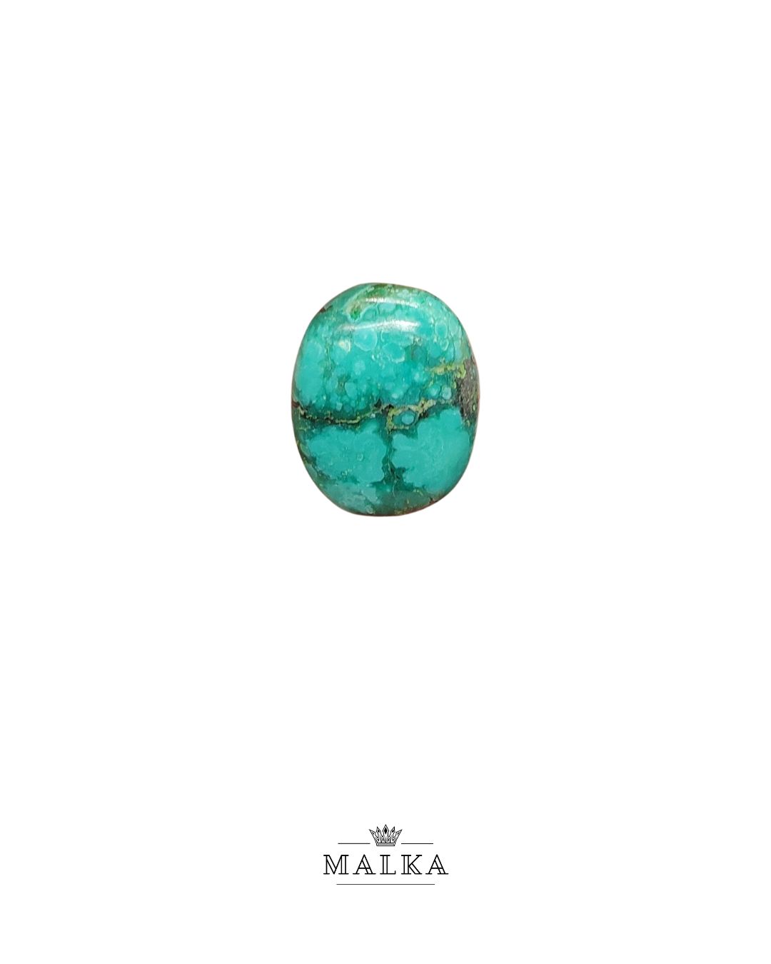 18mm Tibetan Turquoise Cabochon – Oval Shape