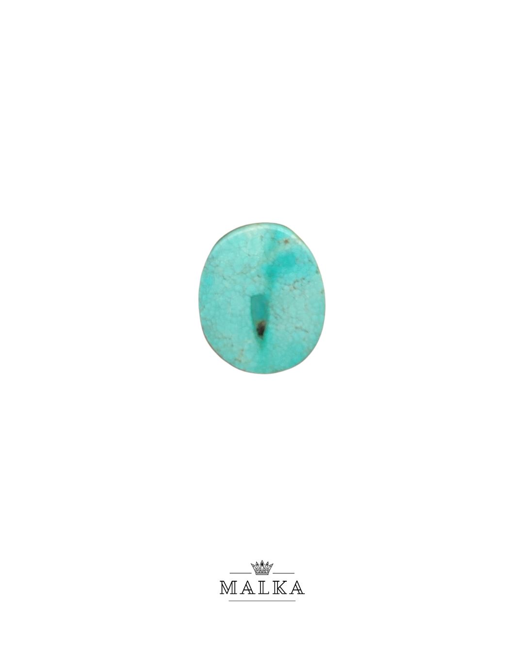 15mm Tibetan Turquoise Cabochon – Oval Shape