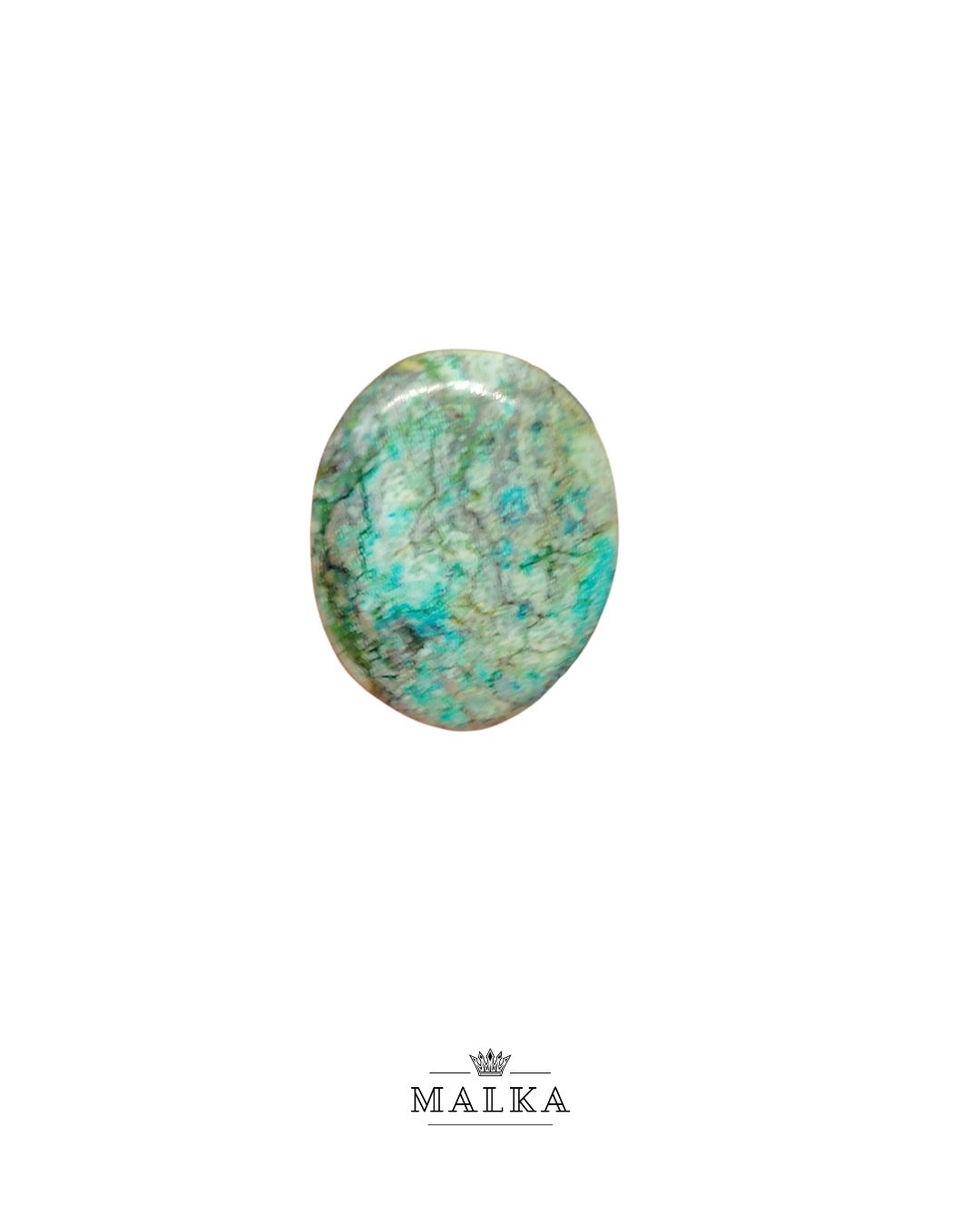 24mm Tibetan Turquoise Cabochon – Oval Shape