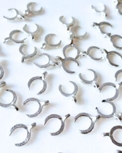 Alternative view of Moon Silver Filled Charms