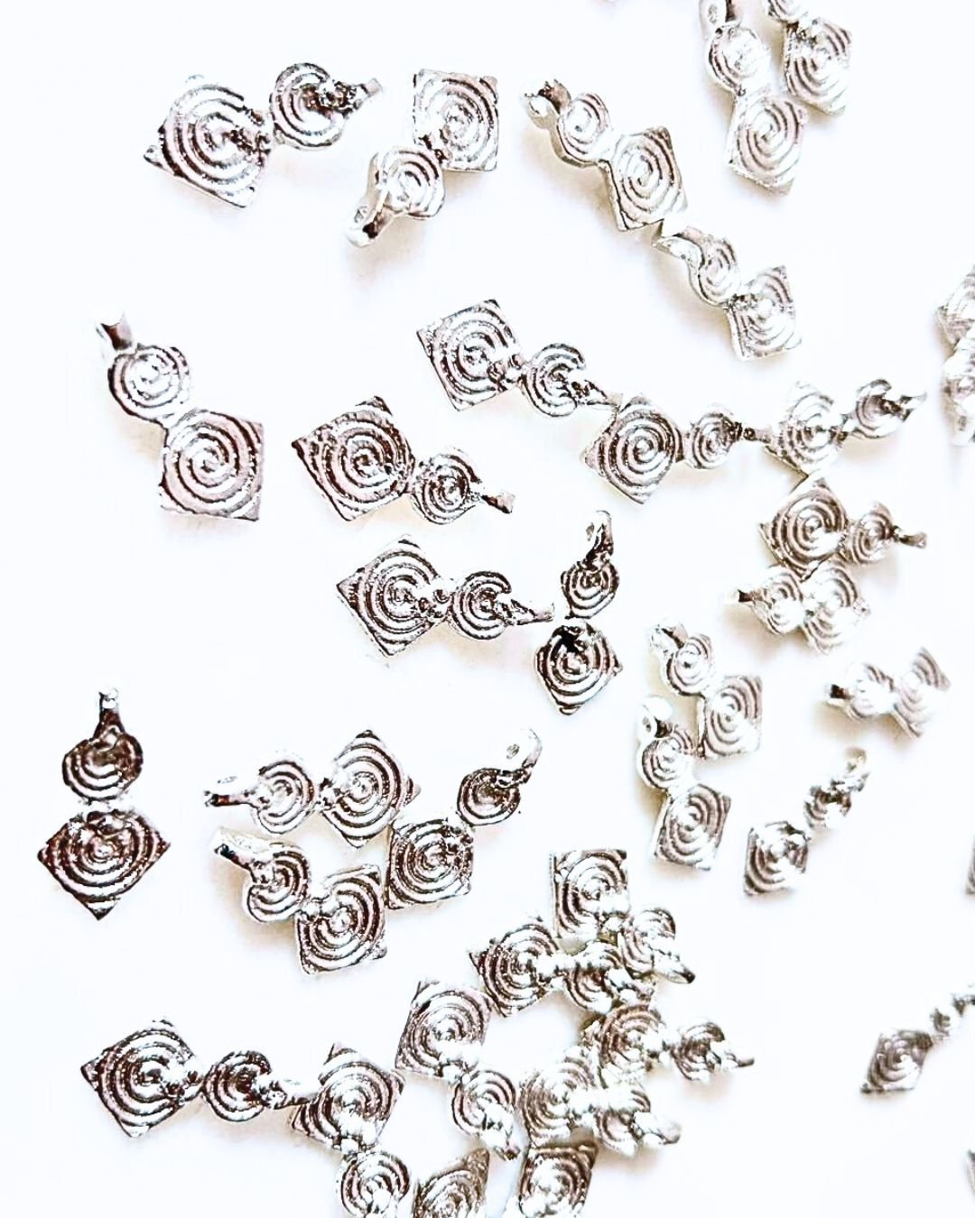 Geometric Silver Filled Boho Charms - Image 2