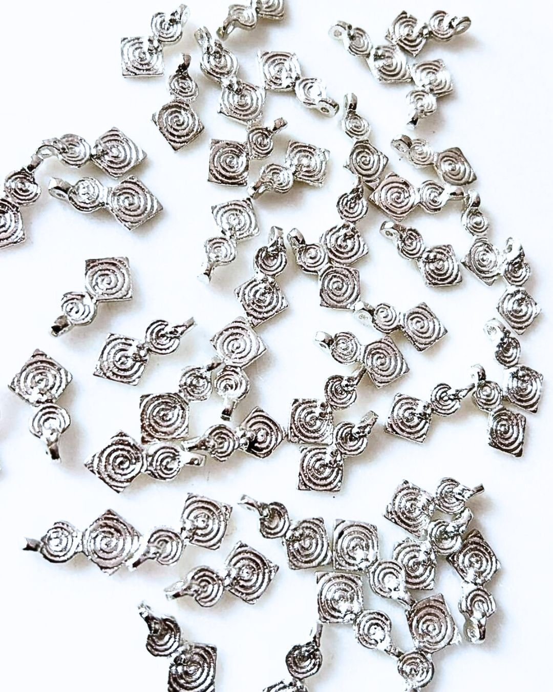 Geometric Silver Filled Boho Charms - Image 3