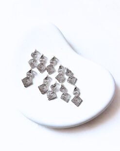 Geometric Silver Filled Boho Charms