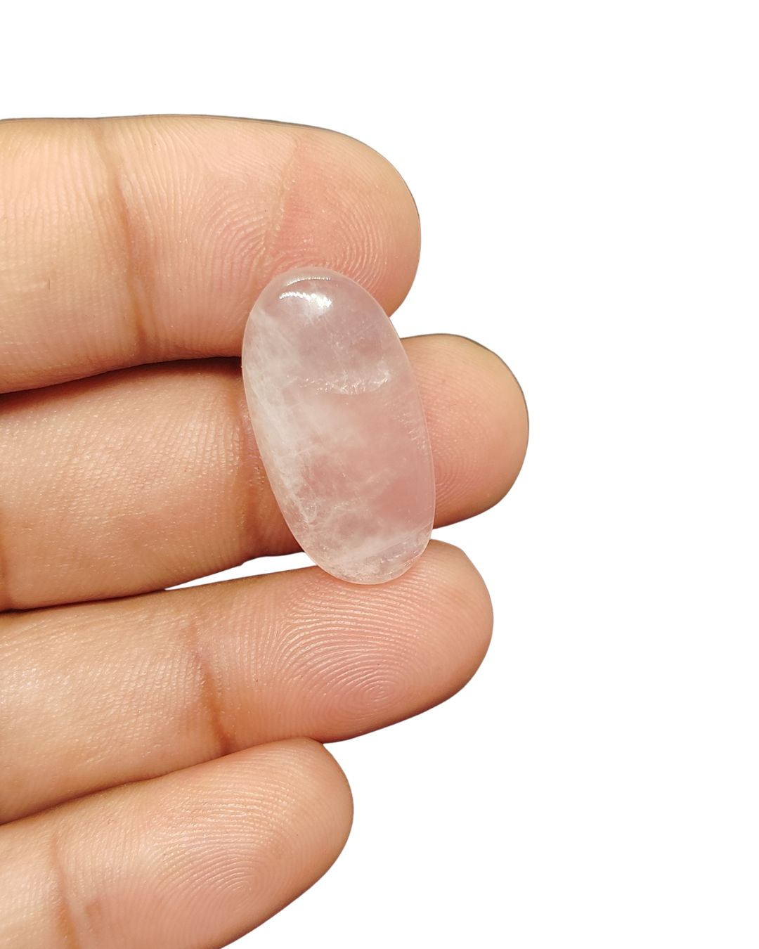 26mm Rose Quartz Cabochon – Oval Shape
