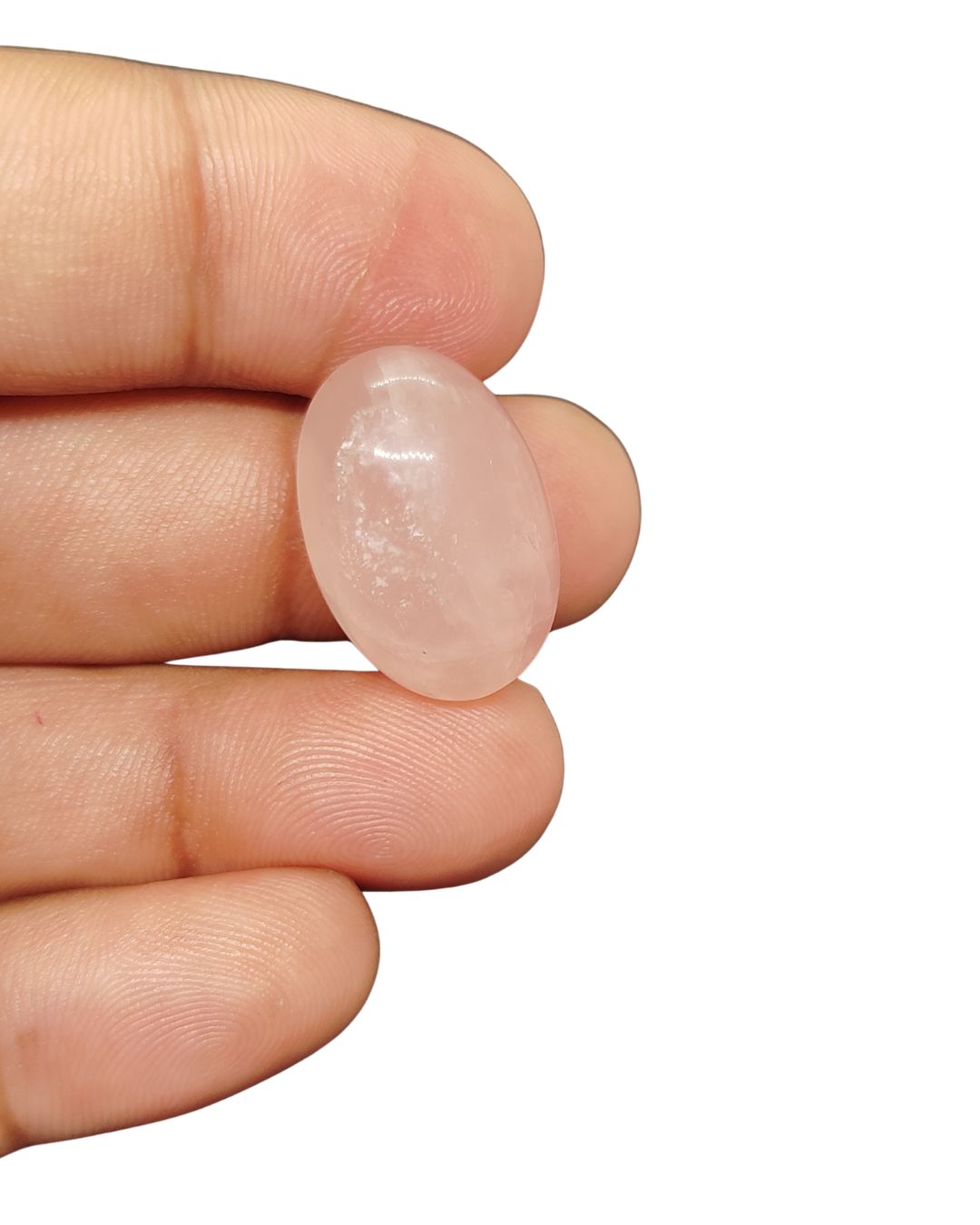 23mm Rose Quartz Cabochon – Oval Shape