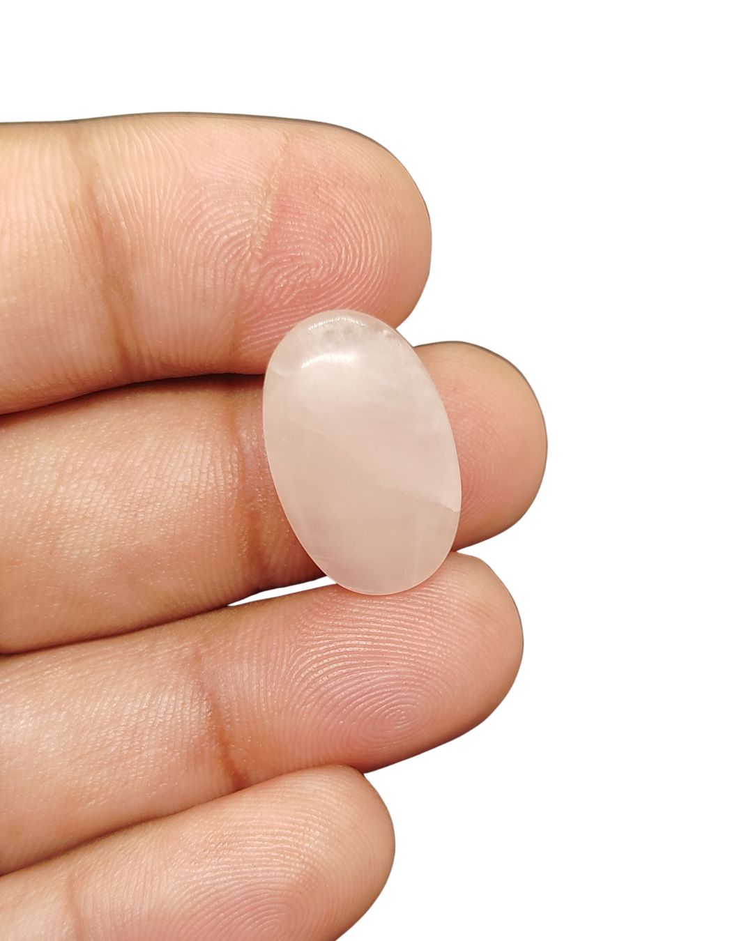 22mm Rose Quartz Cabochon – Oval Shape