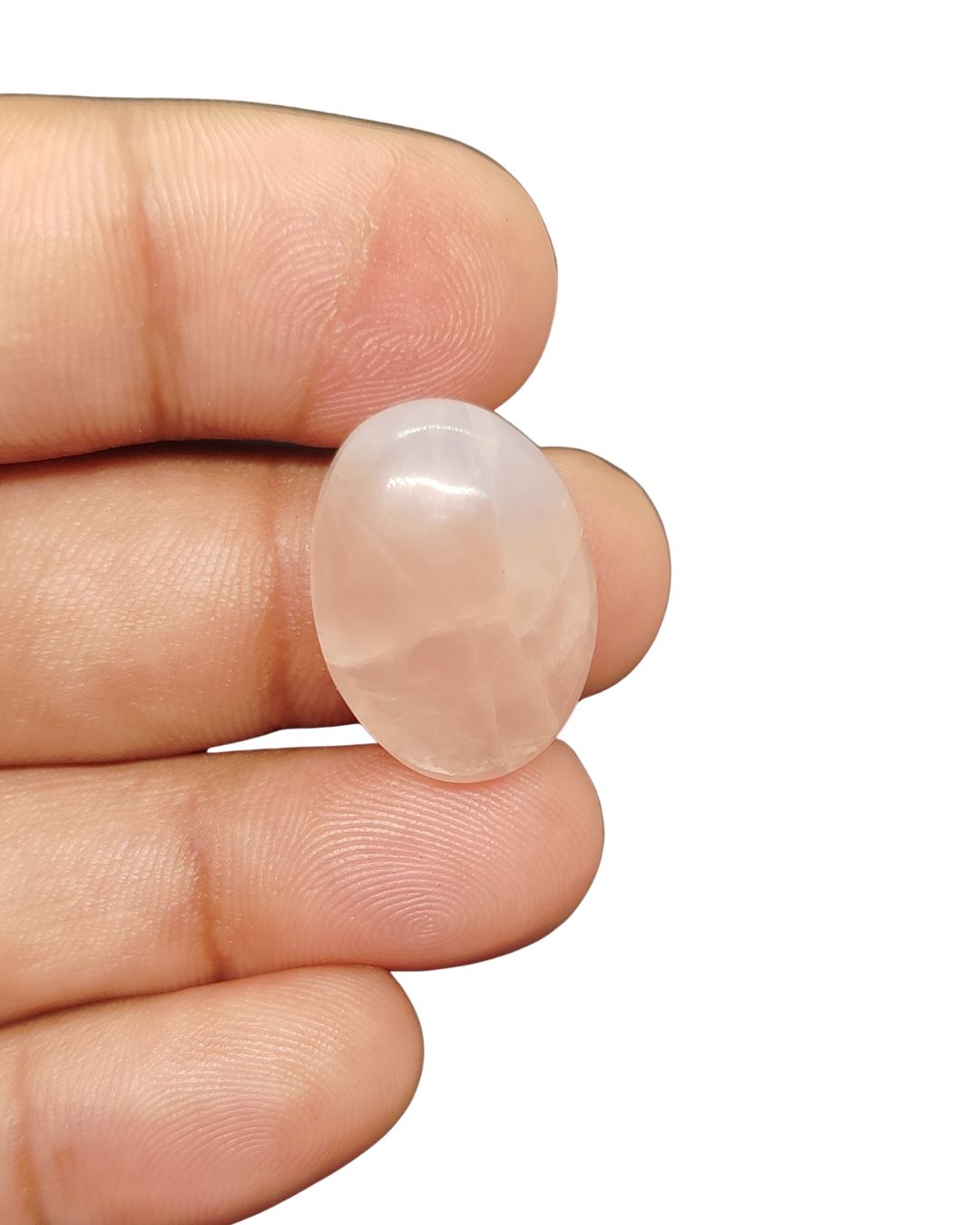 23mm Rose Quartz Cabochon – Oval Shape