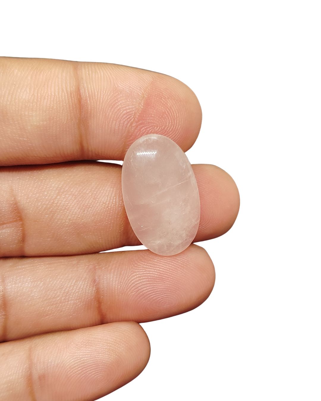 25mm Rose Quartz Cabochon – Oval Shape