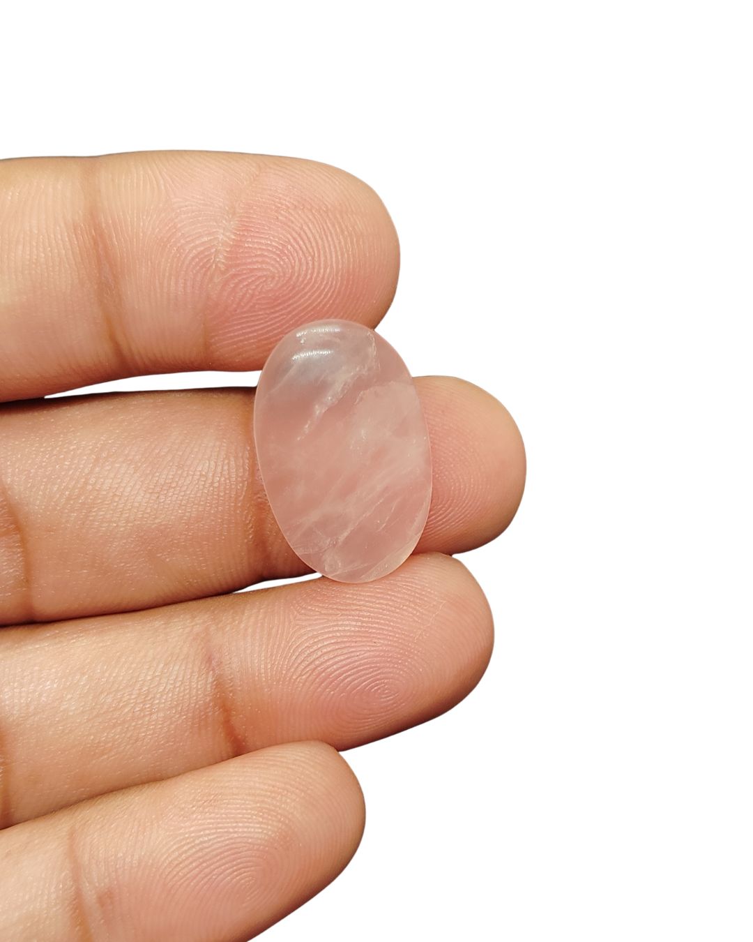 23mm Rose Quartz Cabochon – Oval Shape