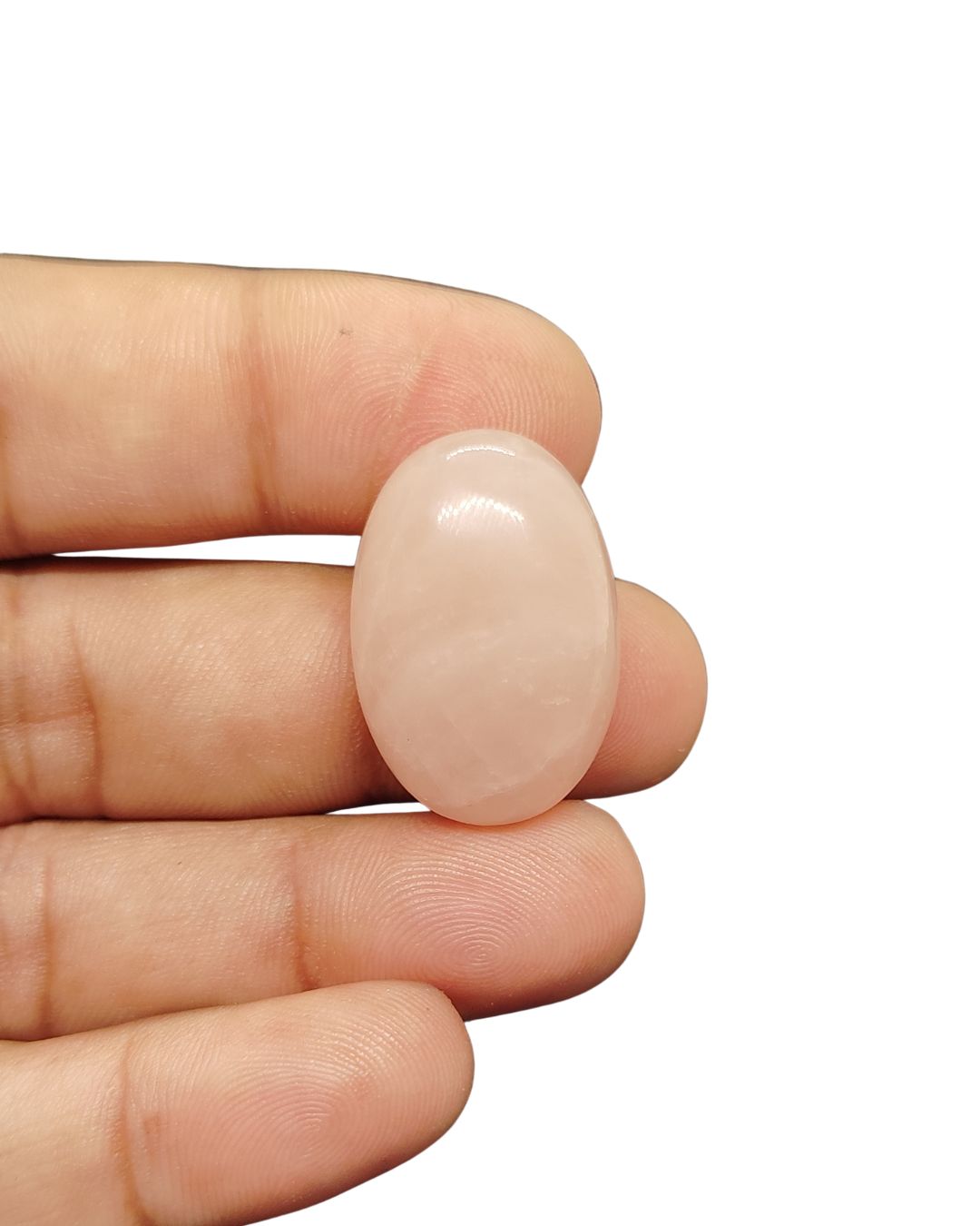 28mm Rose Quartz Cabochon – Oval Shape