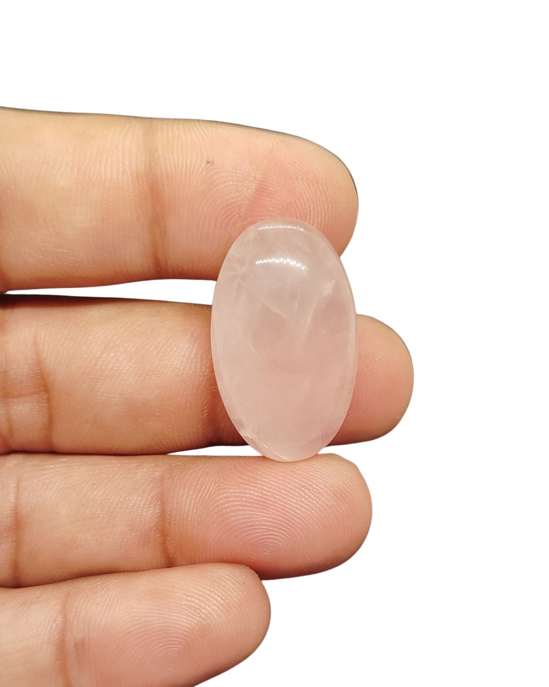 29mm Rose Quartz Cabochon – Oval Shape