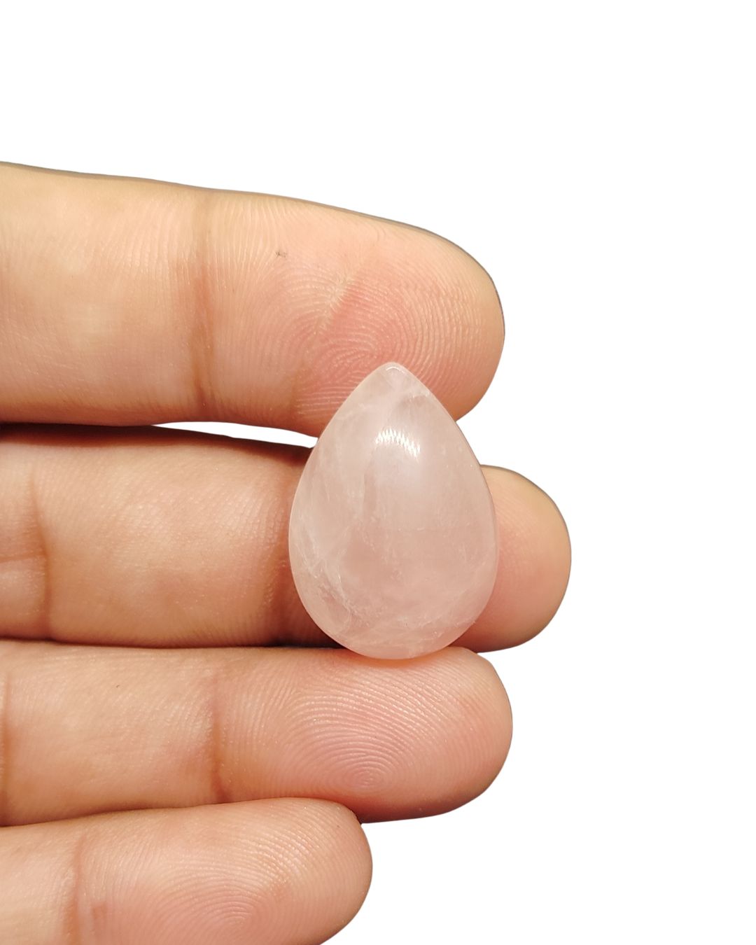 25mm Rose Quartz Cabochon – Oval Shape