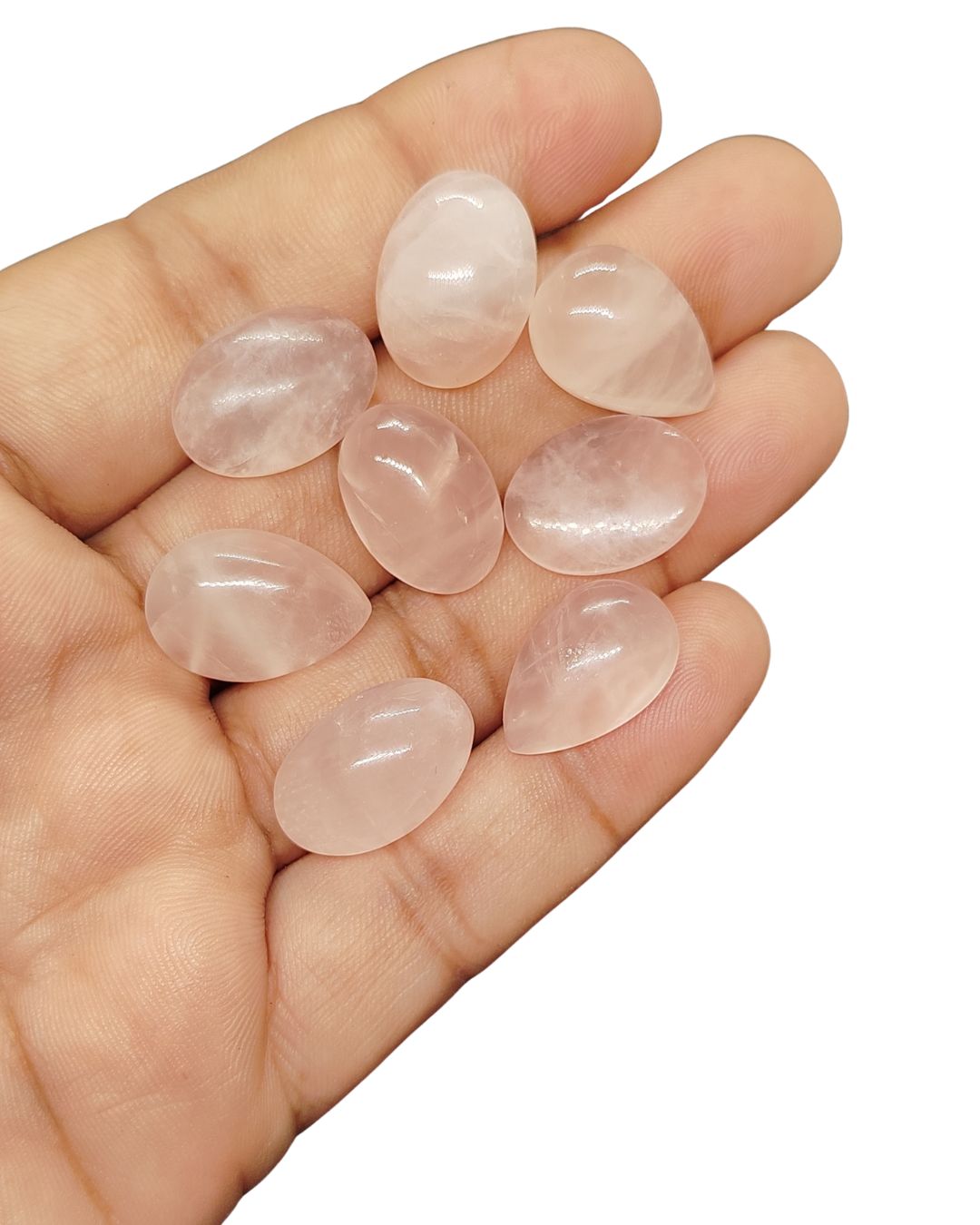 11mm Rose Quartz Cabochon – Oval Shape